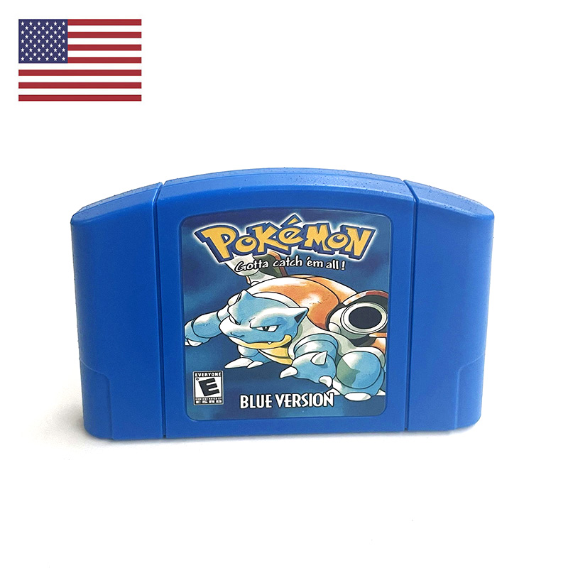 Retro Gaming Setup - Игровой картридж для N64: Pokemon Blue