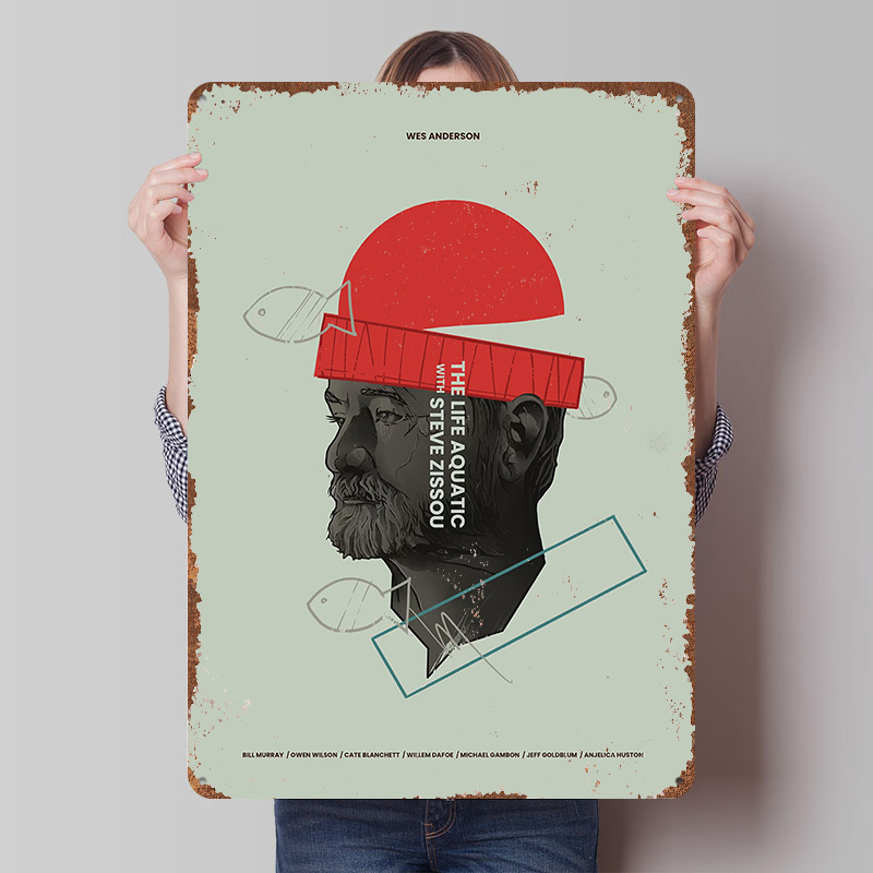 Retro Gaming Life - Плакат с принтом The Life Aquatic,
