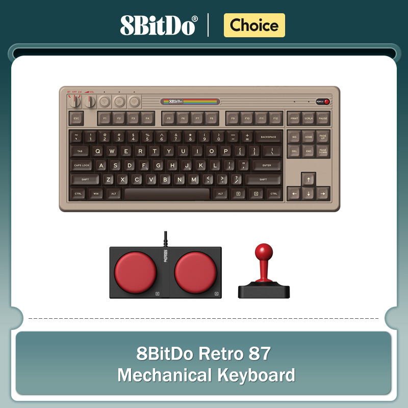 Retro Gaming Keyboard - Механическая клавиатура в стиле ретро 8BitDo,