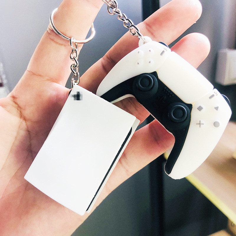 Retro Gaming Keychain - Стильный аналоговый капельный клей Ps5, портативный