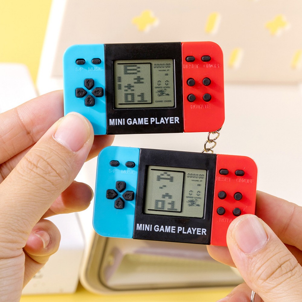 Retro Gaming Keychain - Классическая портативная игровая консоль-брелок Тетрис: ретро-головоломка