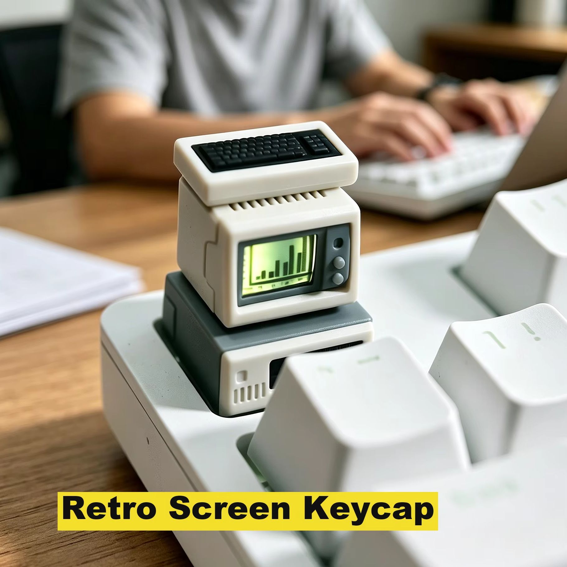 Retro Gaming Keyboard - Ретро-клавиатура с подсветкой, кастомные компоненты для