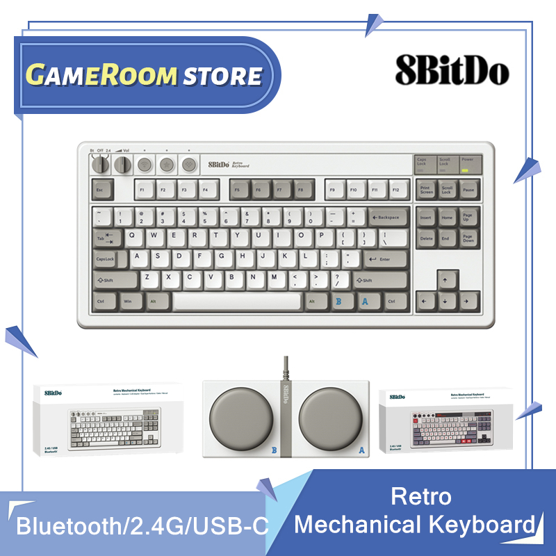Retro Gaming Setup - Механическая клавиатура в стиле ретро 8