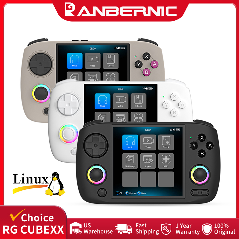 Retro Gaming Monitor - Портативная игровая консоль ANBERNIC RG CubeXX,