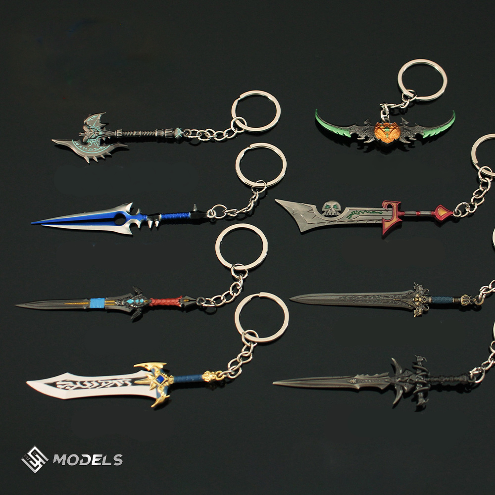 Retro Gaming Keychain - Аниме Frostmourne Kuiersaila Ashbringer Xue Hou