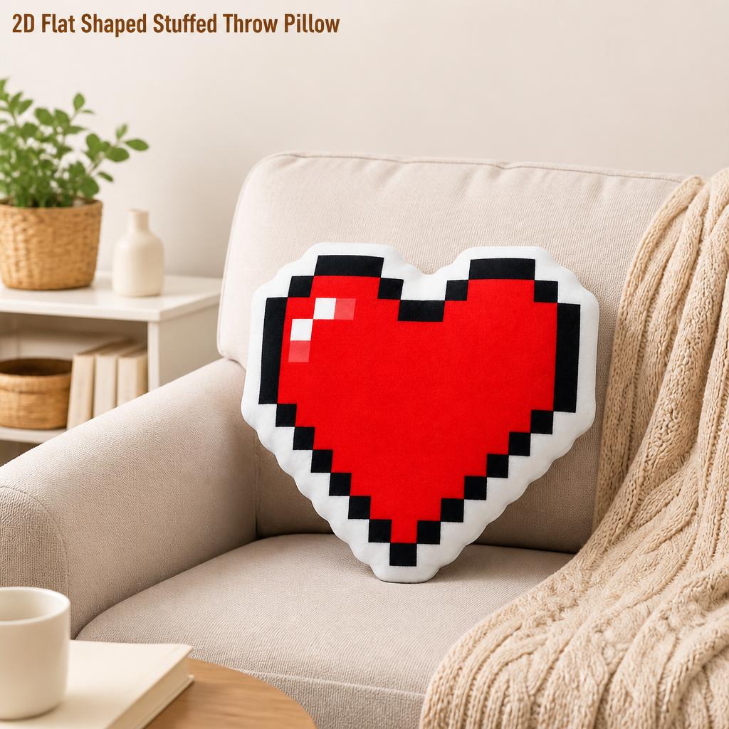 Плюшевая подушка Pixel Heart G – обзор и цена Retro Gaming Life