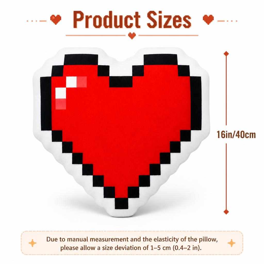 Плюшевая подушка Pixel Heart G – обзор и цена Retro Gaming Life