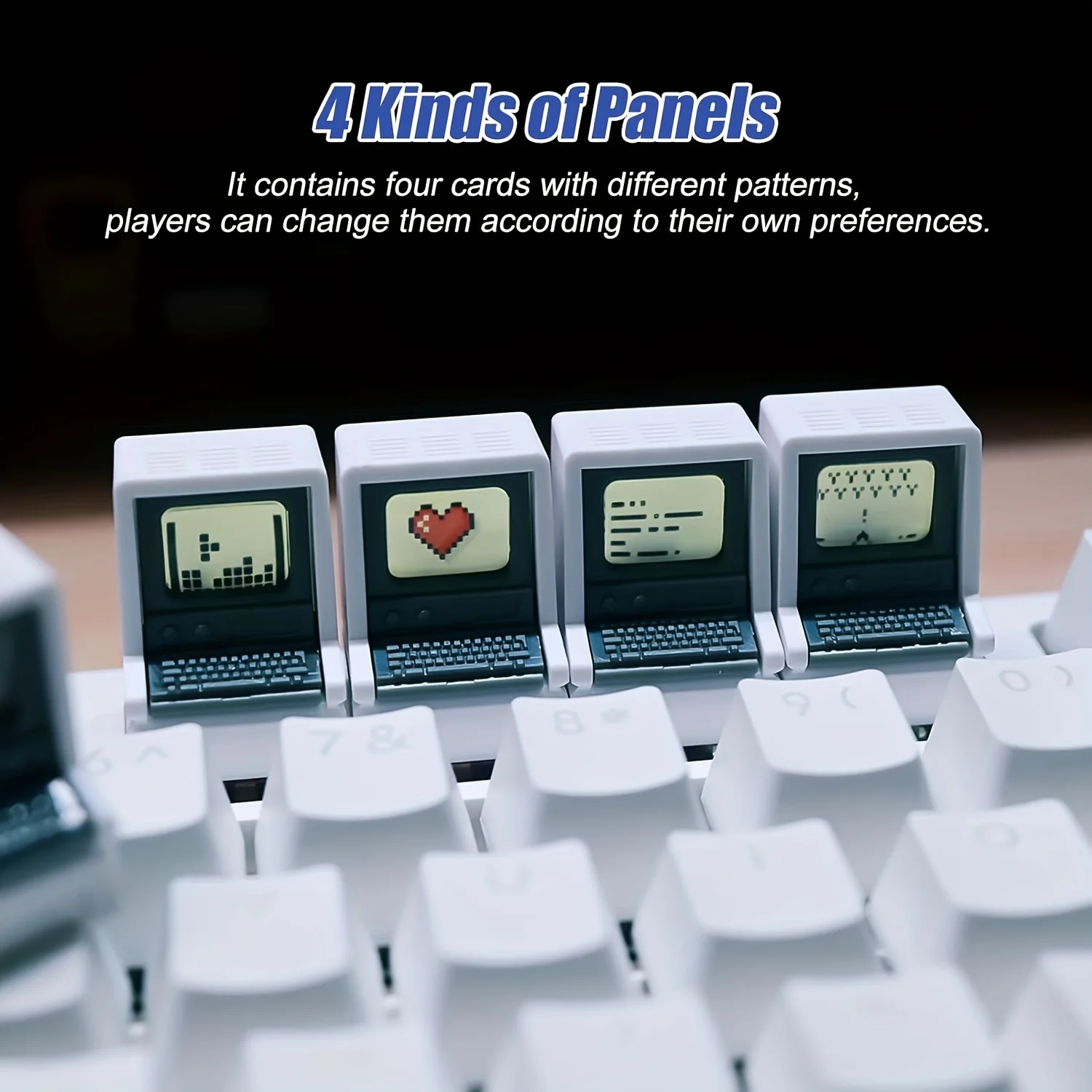 Ретро-кейкапы в стиле Mac, дво – обзор и цена Retro Gaming Keyboard