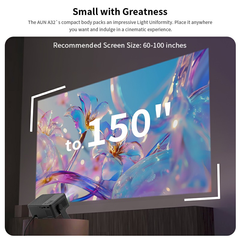 AUN A32 Pro Android 13 Проекто – обзор и цена Retro Gaming Projector