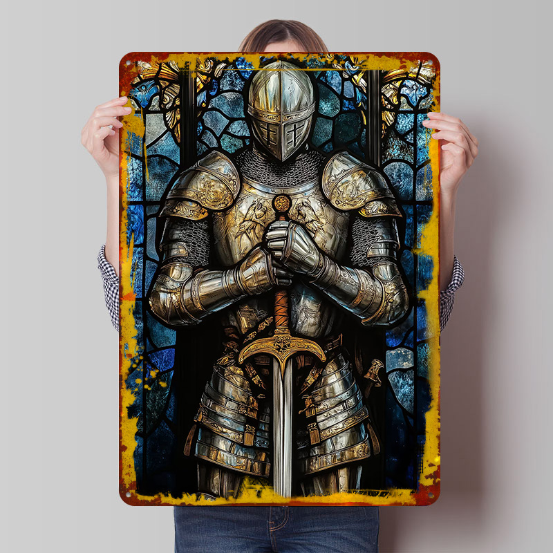 Металлическая табличка «Рыцарь – обзор и цена Retro Knight Gaming